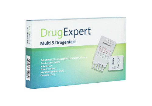 DRUG EXPERT Multi 5 AMP COC MDMA MOR THC Teststr. – PZN 15426561 (PZN 15426561)