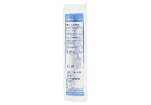 TUBERKULINSPRITZE 1 ml ohne Kanüle – PZN 9108383 (PZN 9108383)