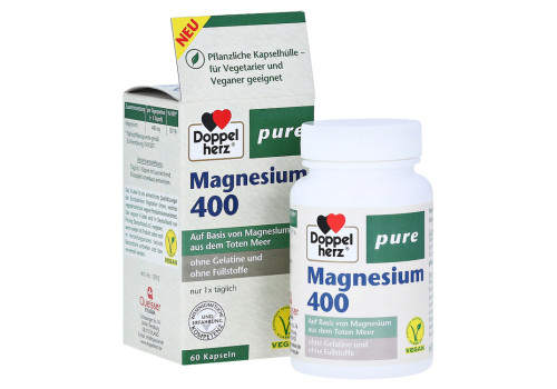 DOPPELHERZ Magnesium 400 pure Kapseln – PZN 16397560 (PZN 16397560)