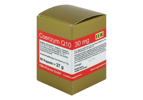 COENZYM Q10 30 mg Kapseln – PZN 14058210 (PZN 14058210)
