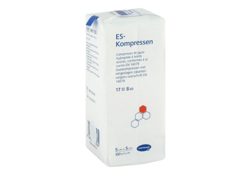 ES-KOMPRESSEN unsteril 5x5 cm 8fach CPC – PZN 11313742 (PZN 11313742)