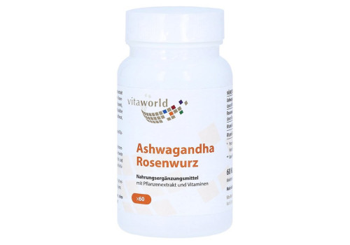 ASHWAGANDHA ROSENWURZ Komplex Kapseln (PZN 16684779)