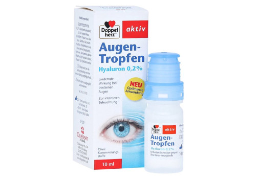 DOPPELHERZ Augen-Tropfen Hyaluron 0,2% (PZN 11590648)