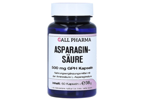 ASPARAGINSÄURE 500 mg GPH Kapseln – PZN 127829 (PZN 127829)