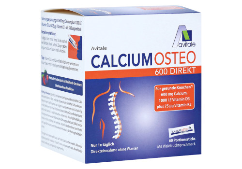 CALCIUM OSTEO 600 Direkt Portionssticks (PZN 16508597)