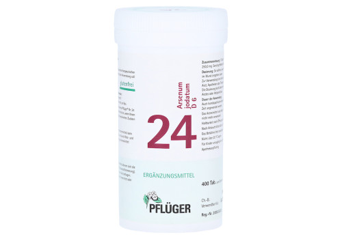 BIOCHEMIE Pfl√Љger 24 Arsenum jodatum D 6 Tabletten (PZN 6323098)