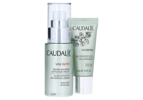 CAUDALIE VineActiv Ausstrahlung aktivierend.Serum + gratis Caudalie VineActiv 3-in-1 Pflege 15ml (PZN 12733475)