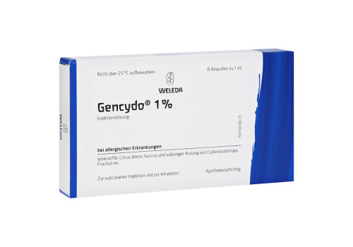 GENCYDO 1% Injektionsl√ґsung (PZN 1622815)