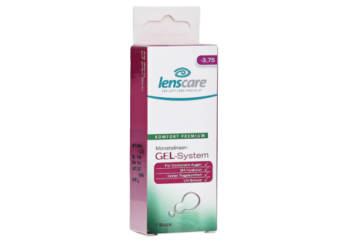 LENSCARE GEL-System Monatslinse -3,75 dpt (PZN 9442952)