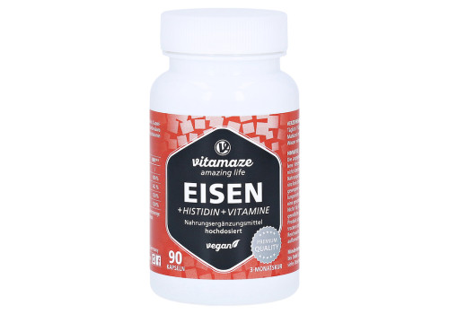 EISEN 20 mg+Histidin+Vitamine C/B9/B12 Kapseln (PZN 13947451)