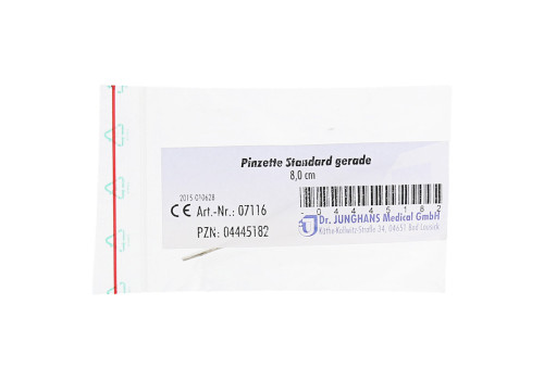 PINZETTE gerade 8 cm 07116 (PZN 4445182)