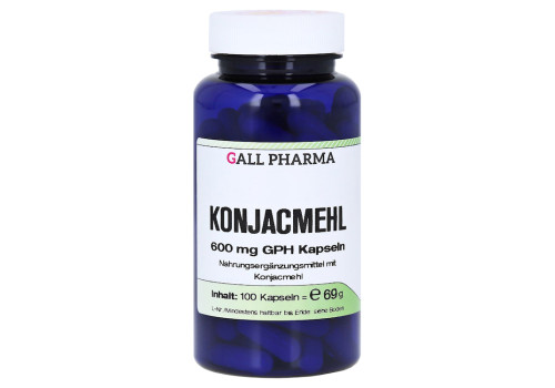 KONJACMEHL 600 mg Kapseln (PZN 2726876)