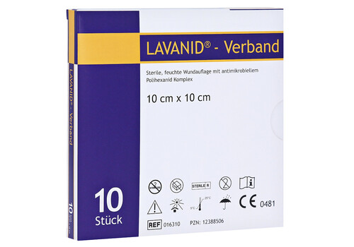 LAVANID Verband 10x10 cm (PZN 12388506)