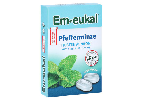 EM EUKAL Bonbons Pfefferminze zuckerhaltig Box (PZN 15894500)