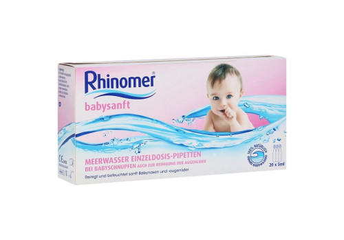 Rhinomer Babysanft Meerwasser 5ml Einzeldosispipetten (PZN 5396646)
