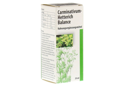 Carminativum Hetterich Balance Tropfen zum Einnehmen (PZN 10346567)