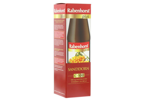 RABENHORST Sanddorn plus C-500 unges√Љ√Яt Saft (PZN 10283507)