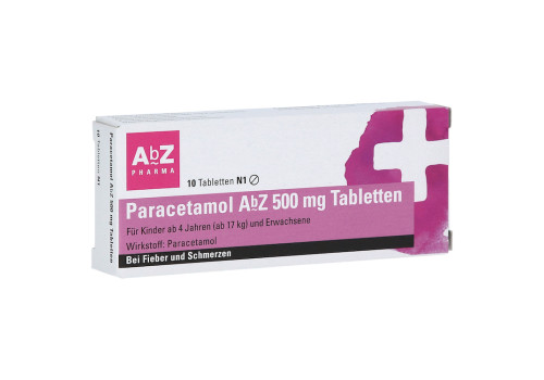 Paracetamol AbZ 500mg (PZN 1234473)