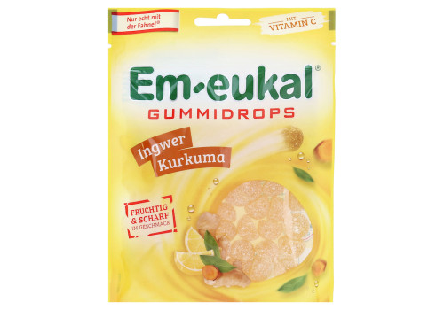 EM EUKAL Gummidrops Ingwer-Kurkuma zuckerhaltig (PZN 16567909)