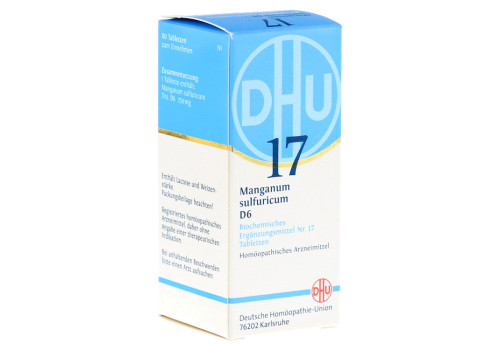 BIOCHEMIE DHU 17 Manganum sulfuricum D 6 Tabletten (PZN 275197)
