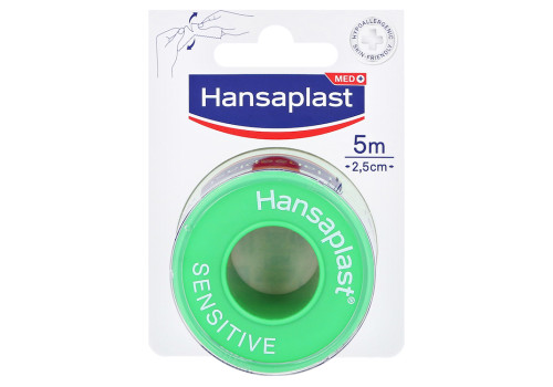 Hansaplast Fixierpflaster Sensitive 2,5 cm x 5 m (PZN 4778096)