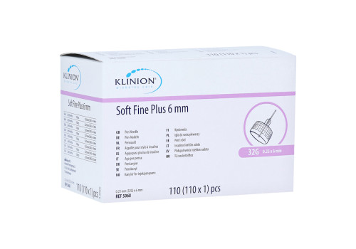 KLINION Soft fine plus Pen-Nadeln 6mm 32 G +Kan√Љlen-Box (PZN 11340242)