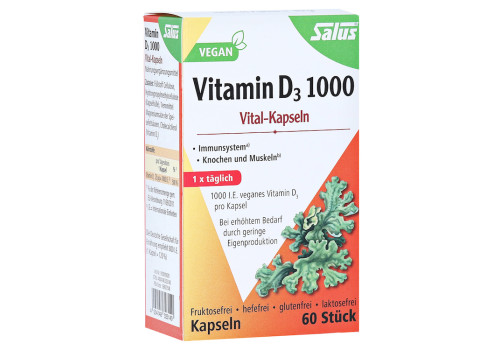VITAMIN D3 1.000 vegan Vital-Kapseln Salus (PZN 6927548)