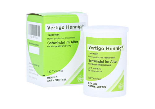 VERTIGO HENNIG Tabletten (PZN 2161730)