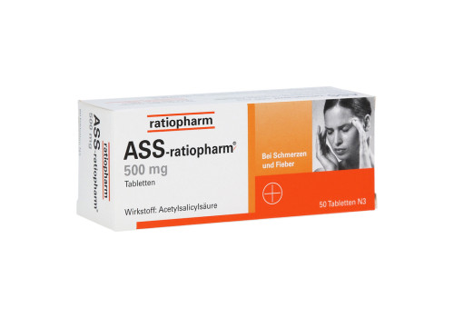 ASS-ratiopharm 500mg (PZN 3404867)