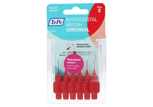 Tepe Interdentalb√Љrste 0,5mm rot (PZN 7641305)