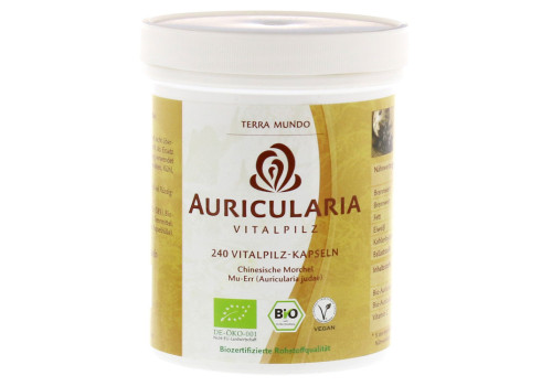AURICULARIA VITALPILZ Bio Terra Mundo Kapseln (PZN 6581529)