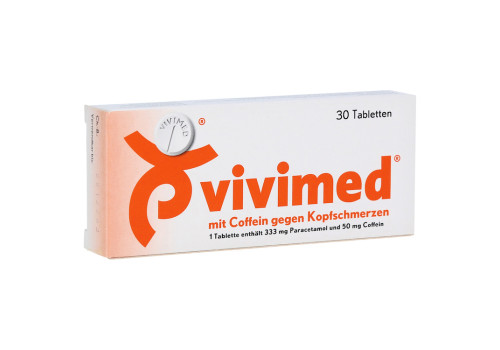 Vivimed mit Coffein gegen Kopfschmerzen (PZN 410330)
