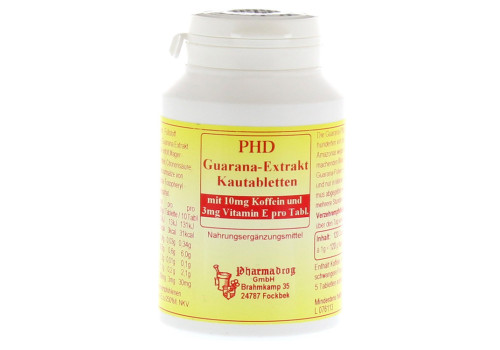 GUARANA EXTRAKT Kautabletten (PZN 8699790)