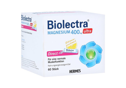 BIOLECTRA Magnesium 400 mg ultra Direct Zitrone (PZN 14371289)