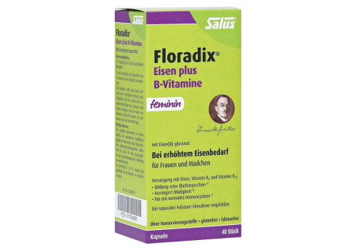 Floradix Eisen plus B Vitamine Kapseln (PZN 7764261)