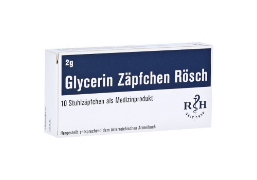 GLYCERIN ZÄPFCHEN Rösch 2 g gegen Verstopfung (PZN 13889328)