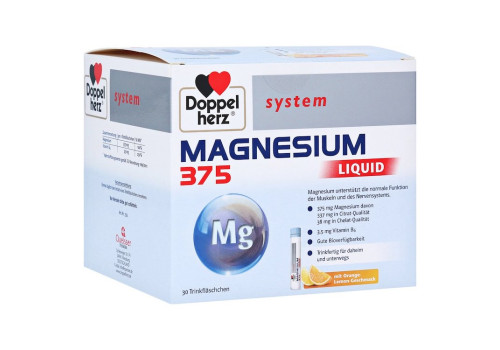 DOPPELHERZ Magnesium 375 Liquid system Trinkamp. (PZN 15302020)
