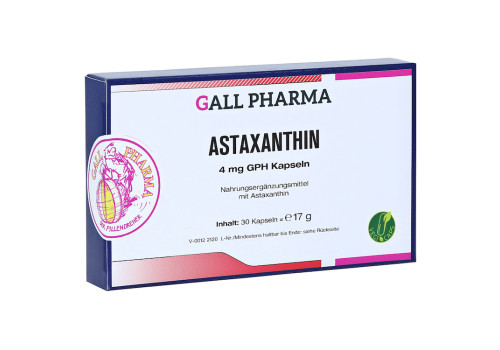 ASTAXANTHIN 4 mg GPH Kapseln (PZN 4699333)