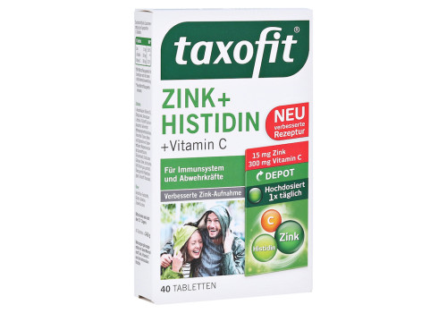 Taxofit Zink+histidin Depot Tabletten (PZN 10715473)