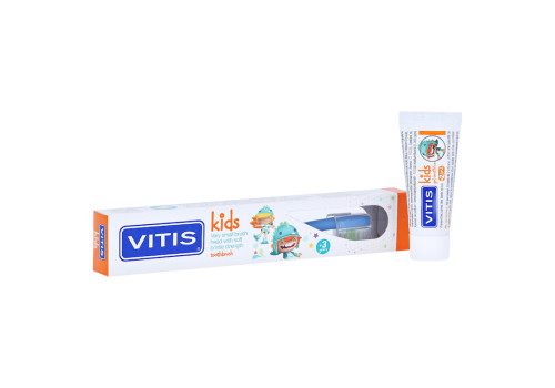 VITIS KIDS Zahnb√Љrste+8 ml Zahnpasta (PZN 14188740)
