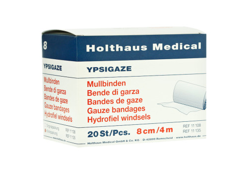 YPSIGAZE Mullbinde 8 cmx4 m (PZN 3943392)