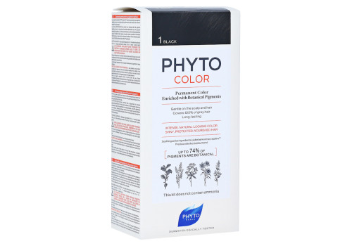 PHYTOCOLOR 1 SCHWARZ Pflanzliche Haarcoloration (PZN 14410115)