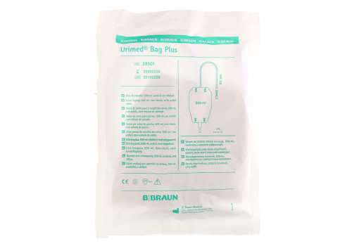 URIN BEINBEUTEL 500 ml Antirefluxvent.60 cm k√Љrzb. (PZN 11145150)