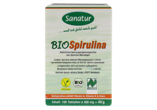 SPIRULINA BIO Tabletten (PZN 3236803)