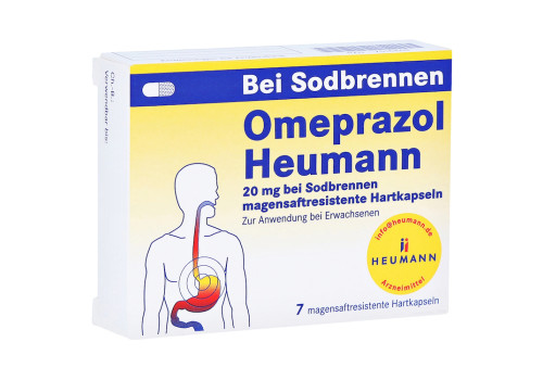 Omeprazol Heumann 20mg bei Sodbrennen (PZN 7516468)