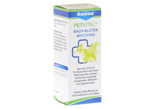 PETVITAL Bachbl√Љten Nr.4 Globuli vet. (PZN 10528564)