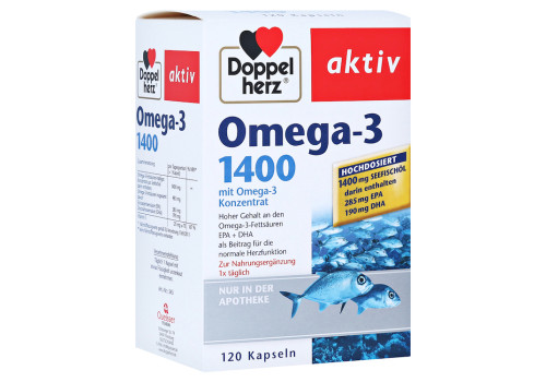 Doppelherz aktiv Omega-3 1.400 Kapseln (PZN 10532502)