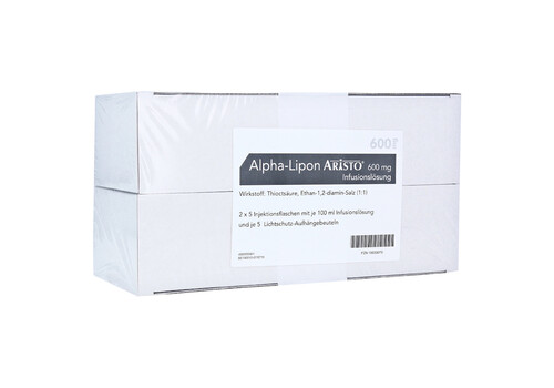 ALPHA LIPON Aristo 600 mg Infusionsl√ґsung (PZN 10033070)
