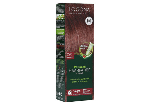 LOGONA Pflanzen Haarfarbe Creme 220 weinrot (PZN 12724217)
