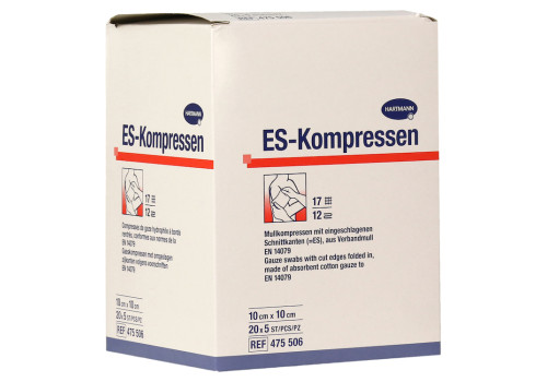 Es-kompressen Steril 10x10 cm Gro√Яpackung (PZN 6454110)